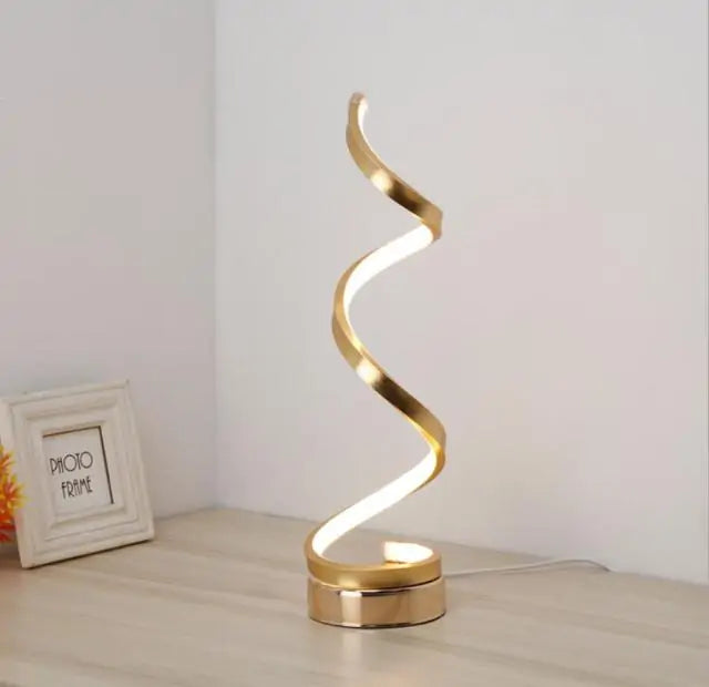 Spiral LED Desk Lamp