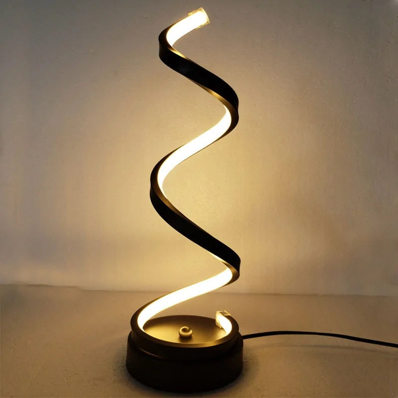 Spiral LED Desk Lamp