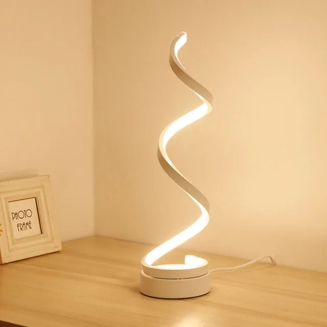 Spiral LED Desk Lamp