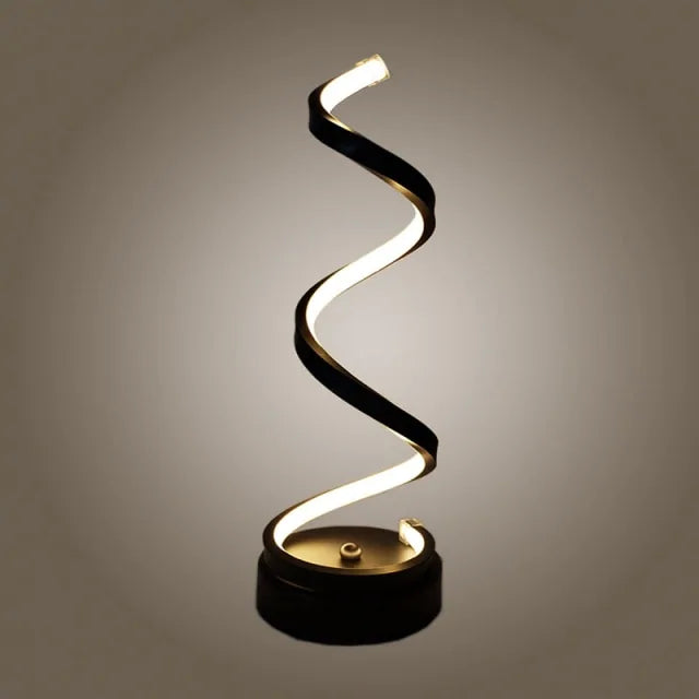 Spiral LED Desk Lamp