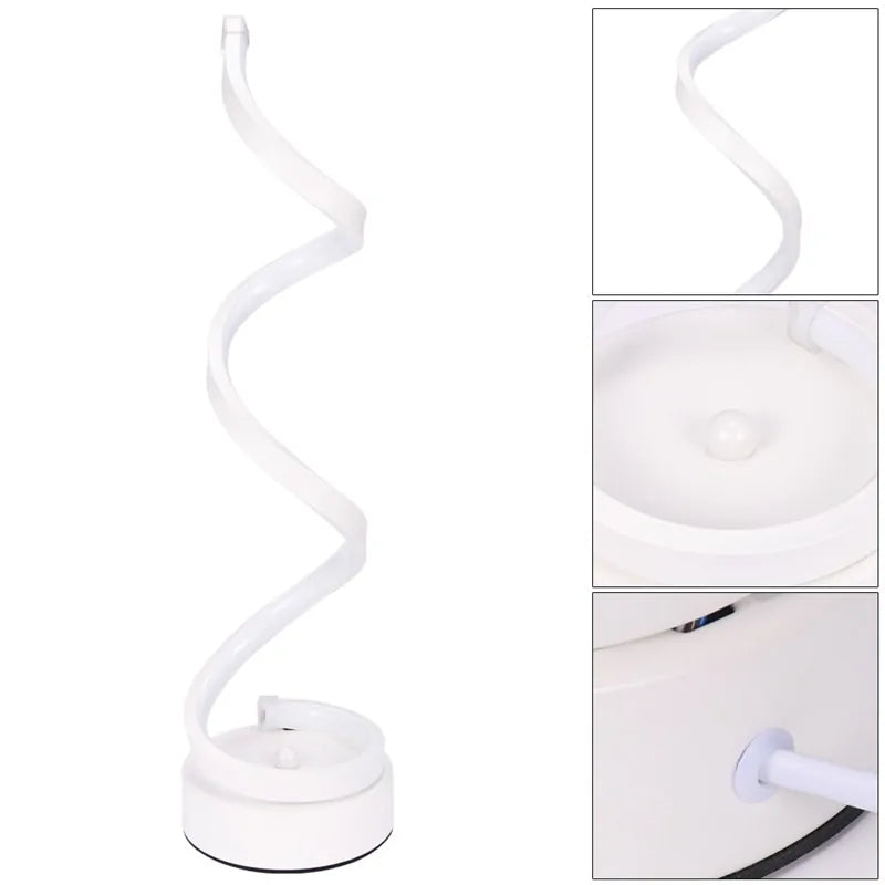 Spiral LED Desk Lamp