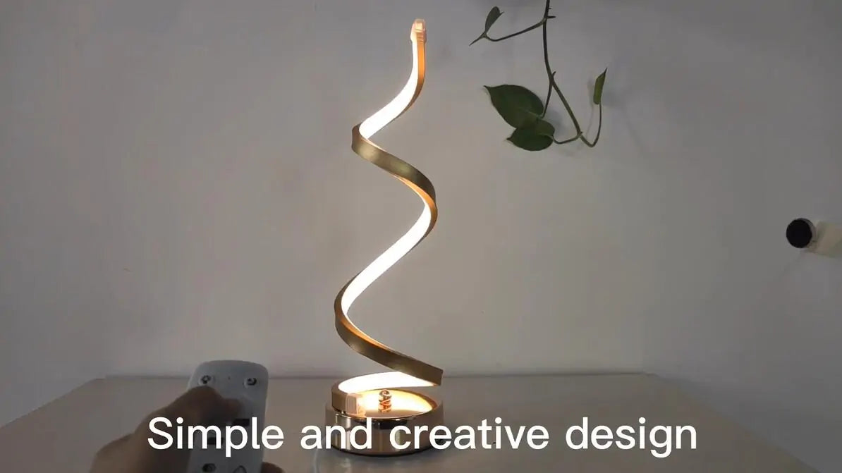 Spiral LED Desk Lamp